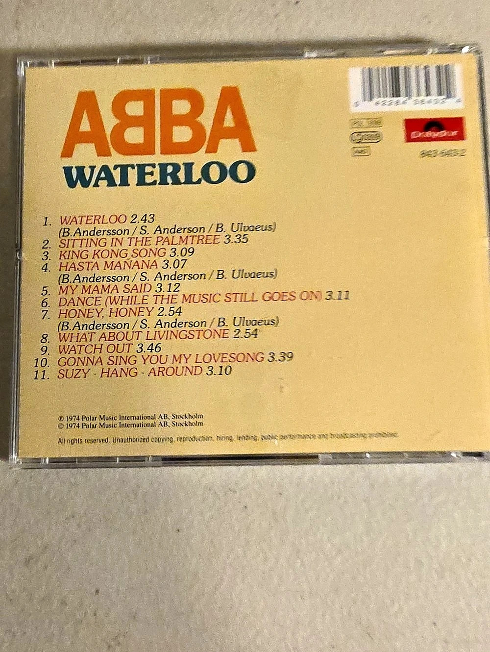 Polydor Waterloo ABBA CD - Picture 2 of 9